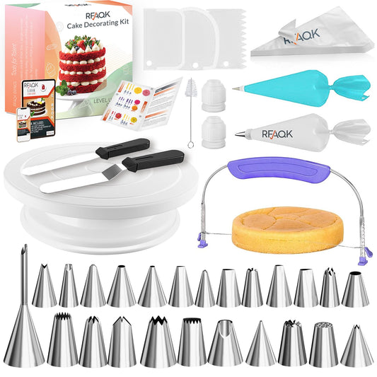 90PCs Cake Decorating Kit with Leveler