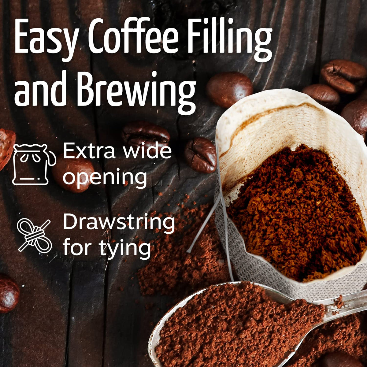 Non Woven French Press Filter Bags 200 (200 Count)
