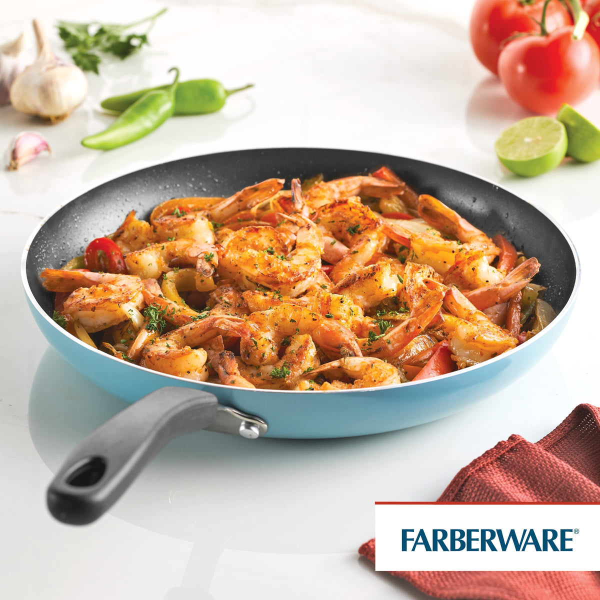 Cookstart Aluminum DiamondMax Nonstick Frying Pan