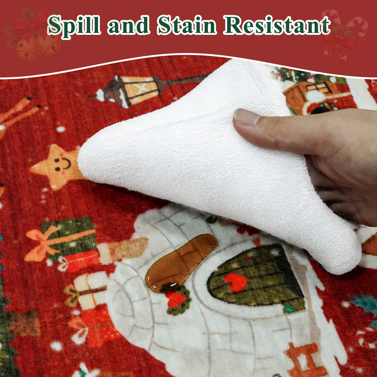Christmas 2x8 Hallways Runner Rug