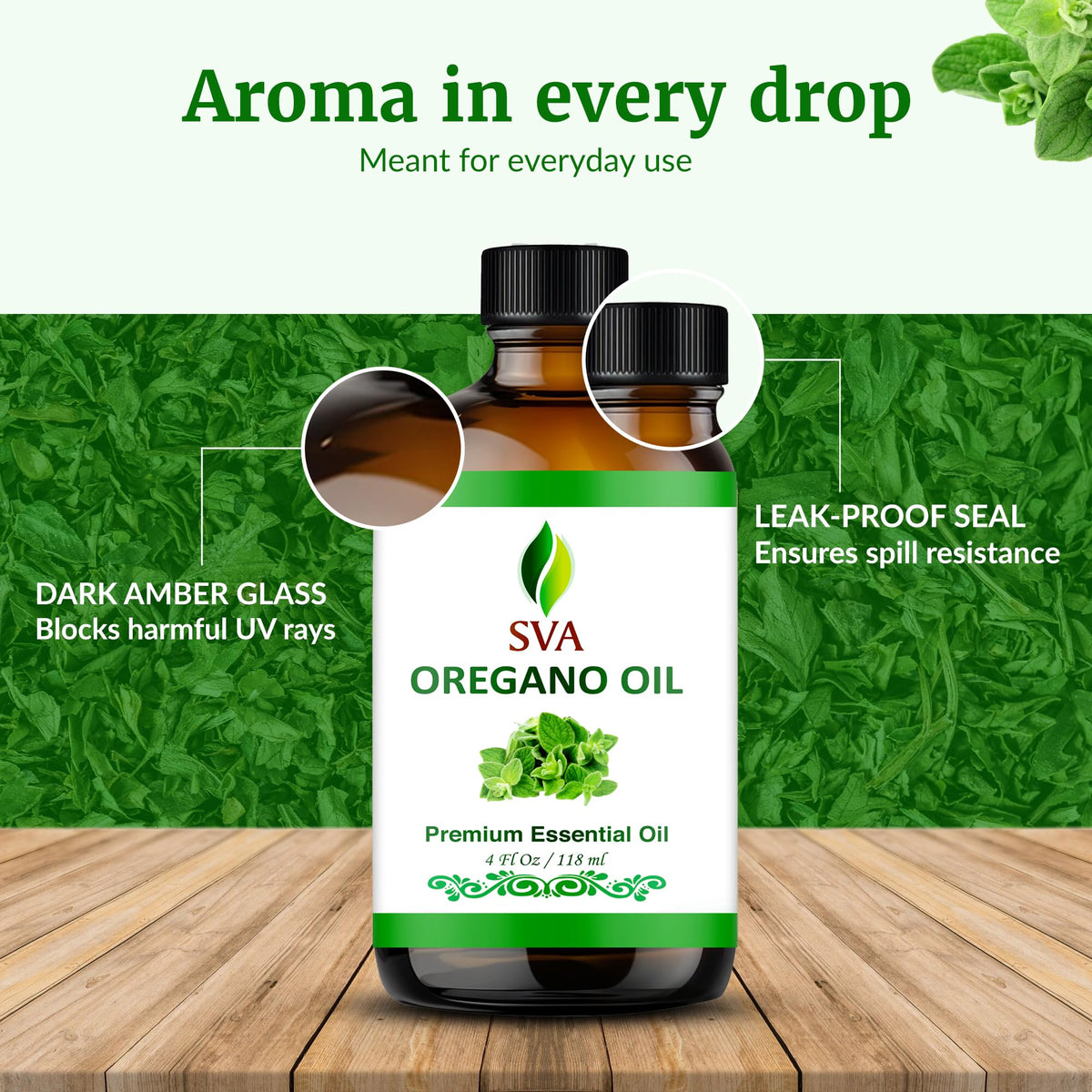 SVA Oregano Essential Oil (4 Fl Oz)