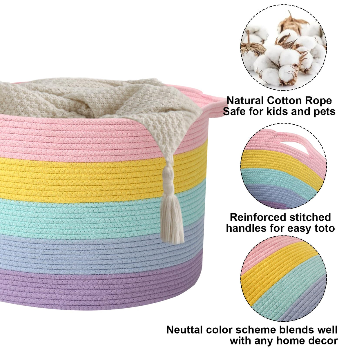 115L Large Blanket Basket