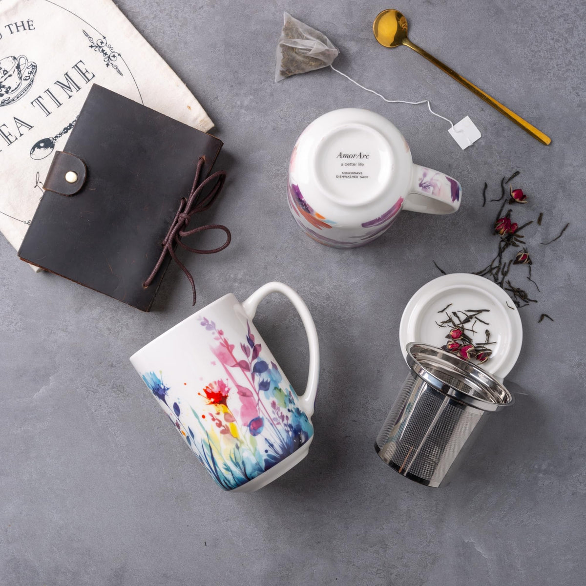 Tea Cup With Infuser and Lid