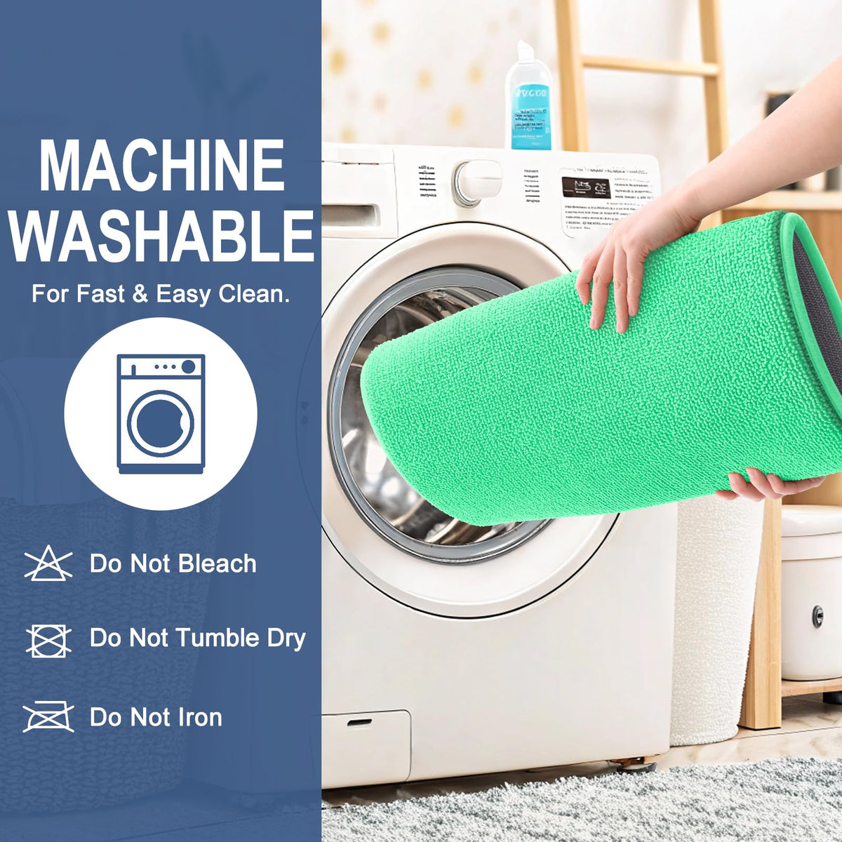 Memory Foam Small Bathroom Rug 24x16