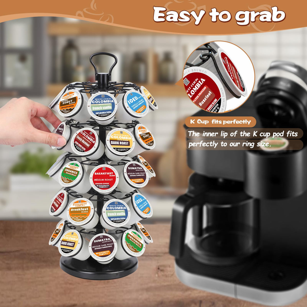 K Cup Holder 40 Pods Capacity