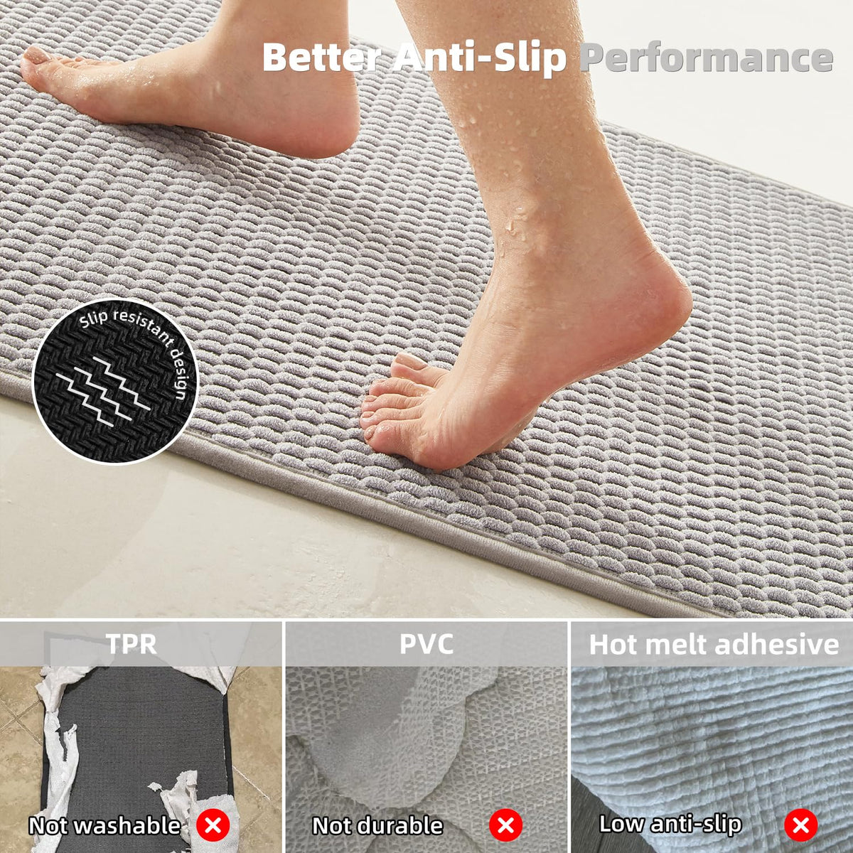Bathroom Runner Rugs (11.67 Sq Ft)