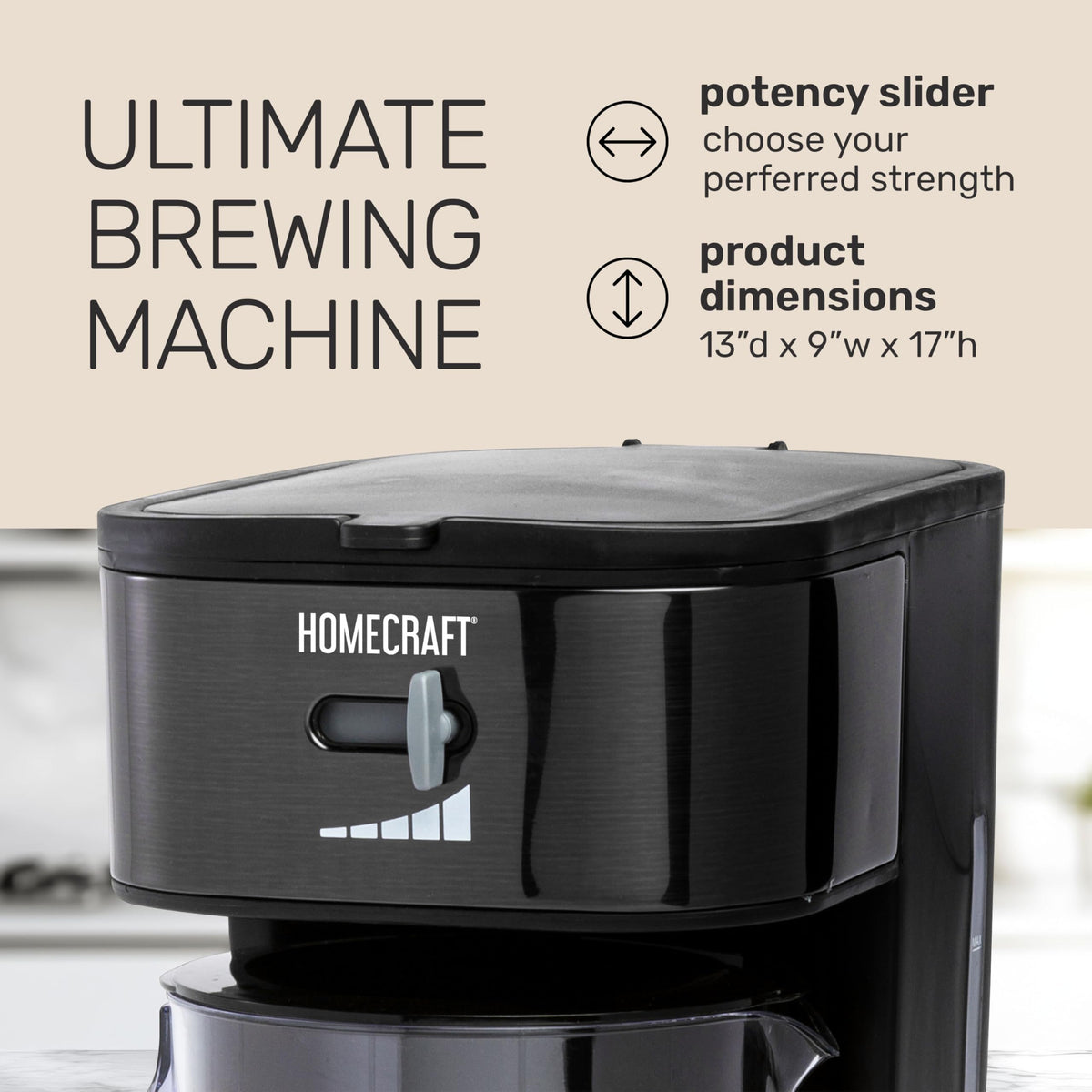 3 Quart Iced Coffee and Tea Maker with Filter Basket