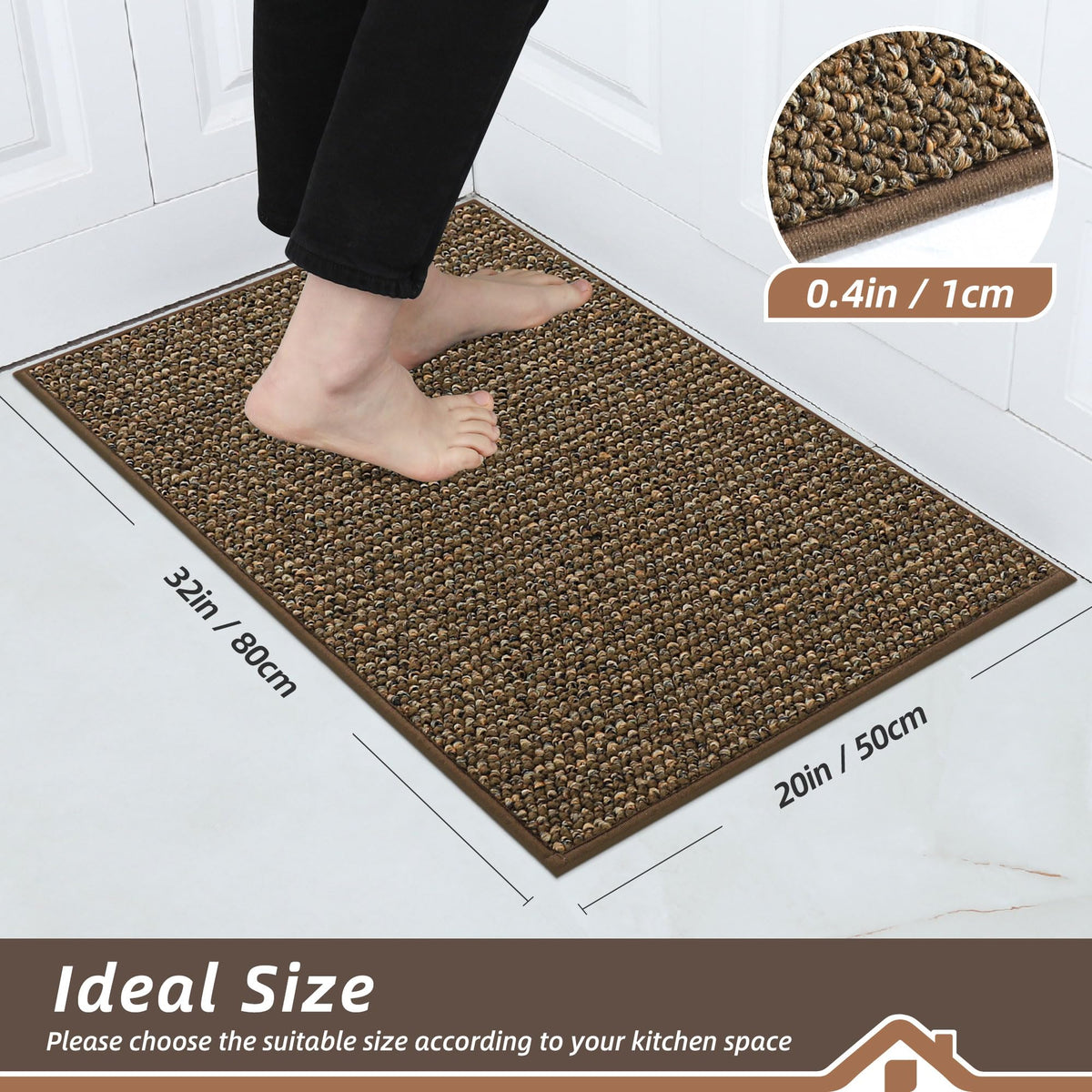 Kitchen Rugs 20"x32"