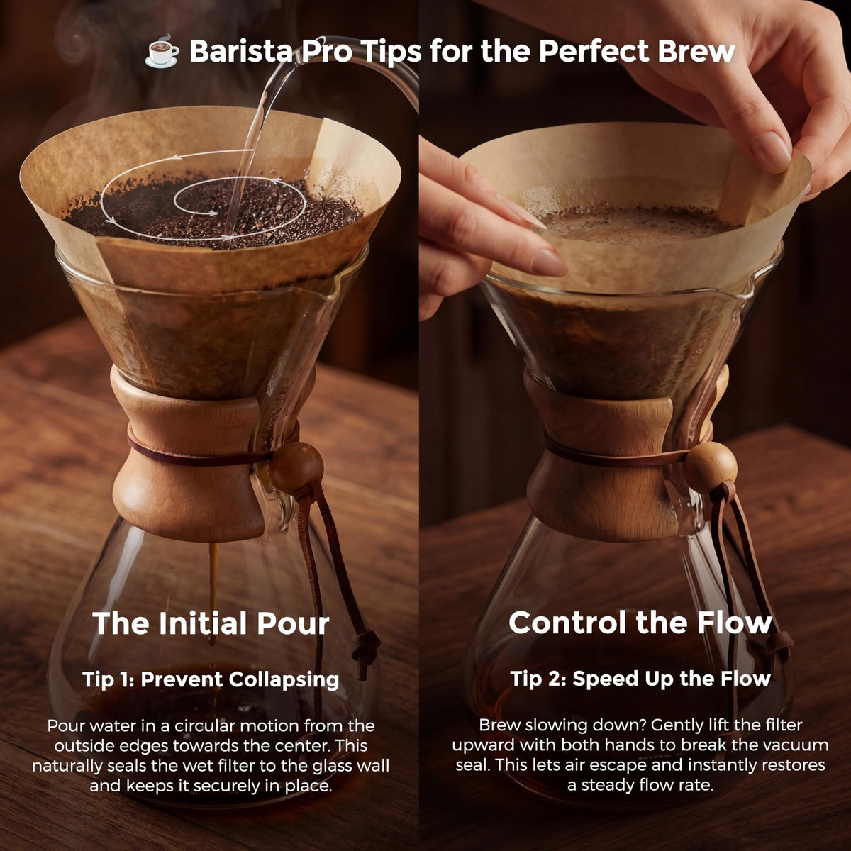 Pour Over Coffee Maker Set
