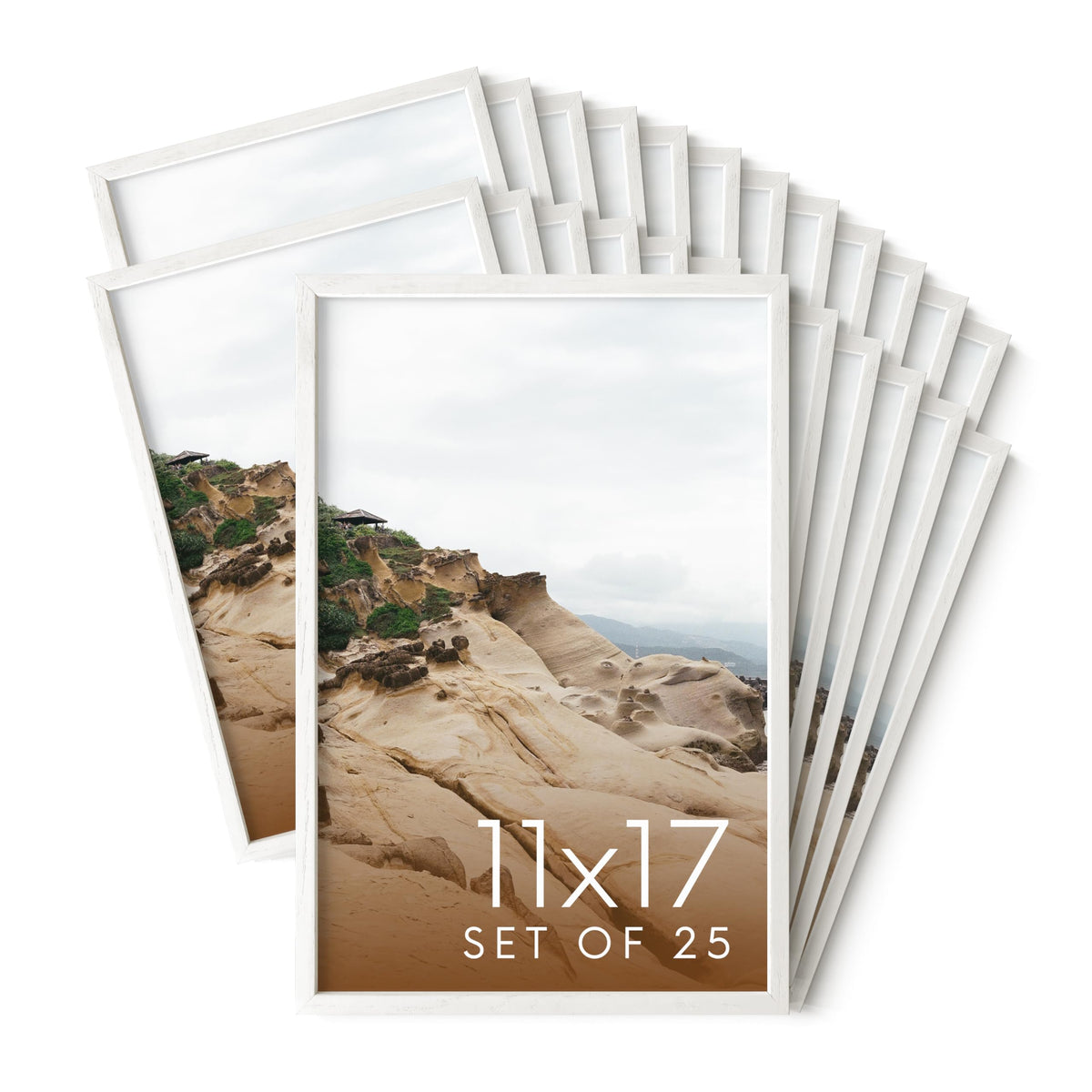 White Oak Wood 11x17 Picture Frames