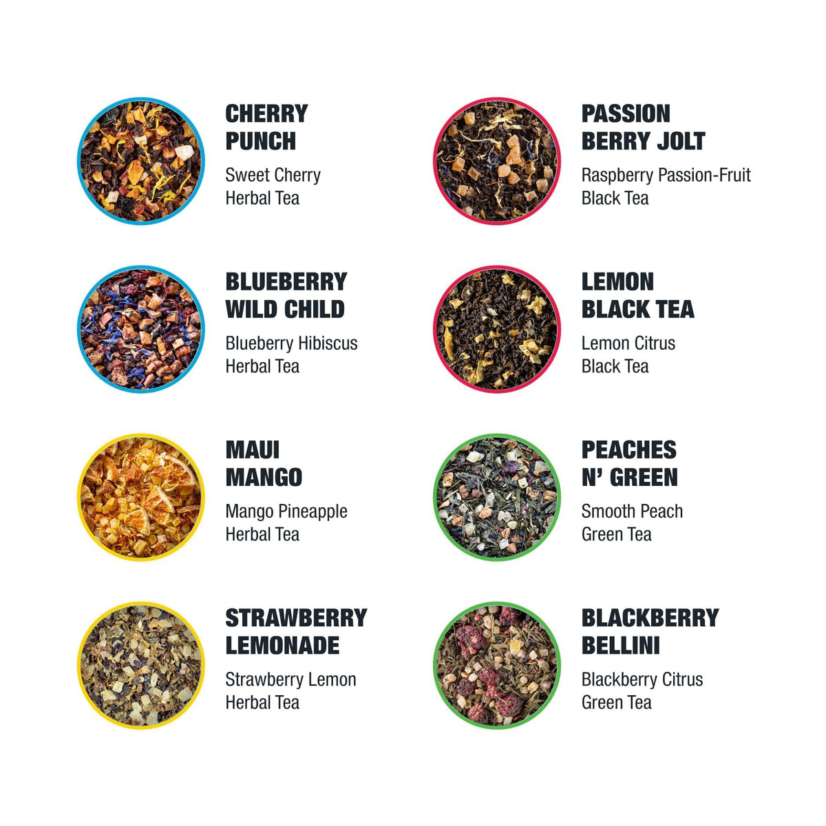 Iced Tea Sampler Dry Flight Set (8 Count)