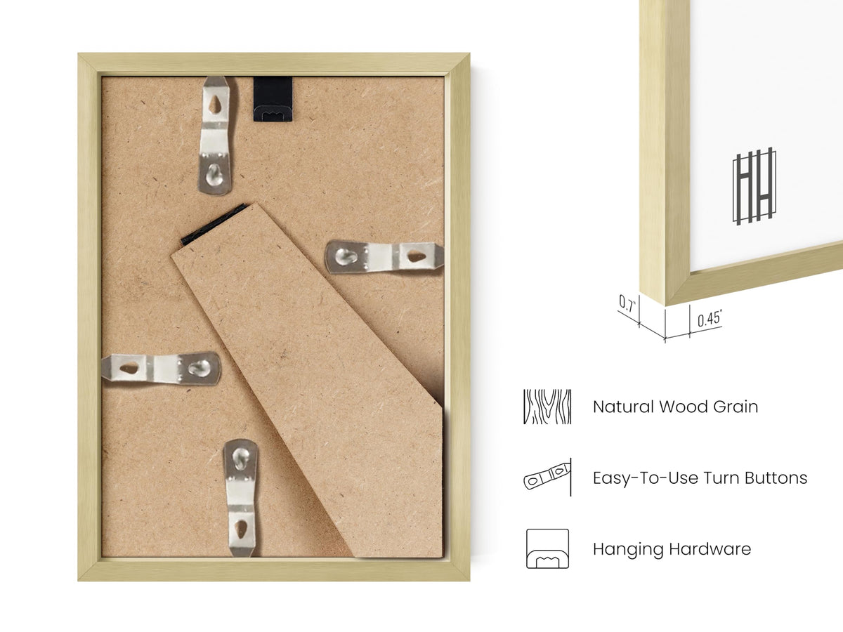 5x7 Gold Picture Frame