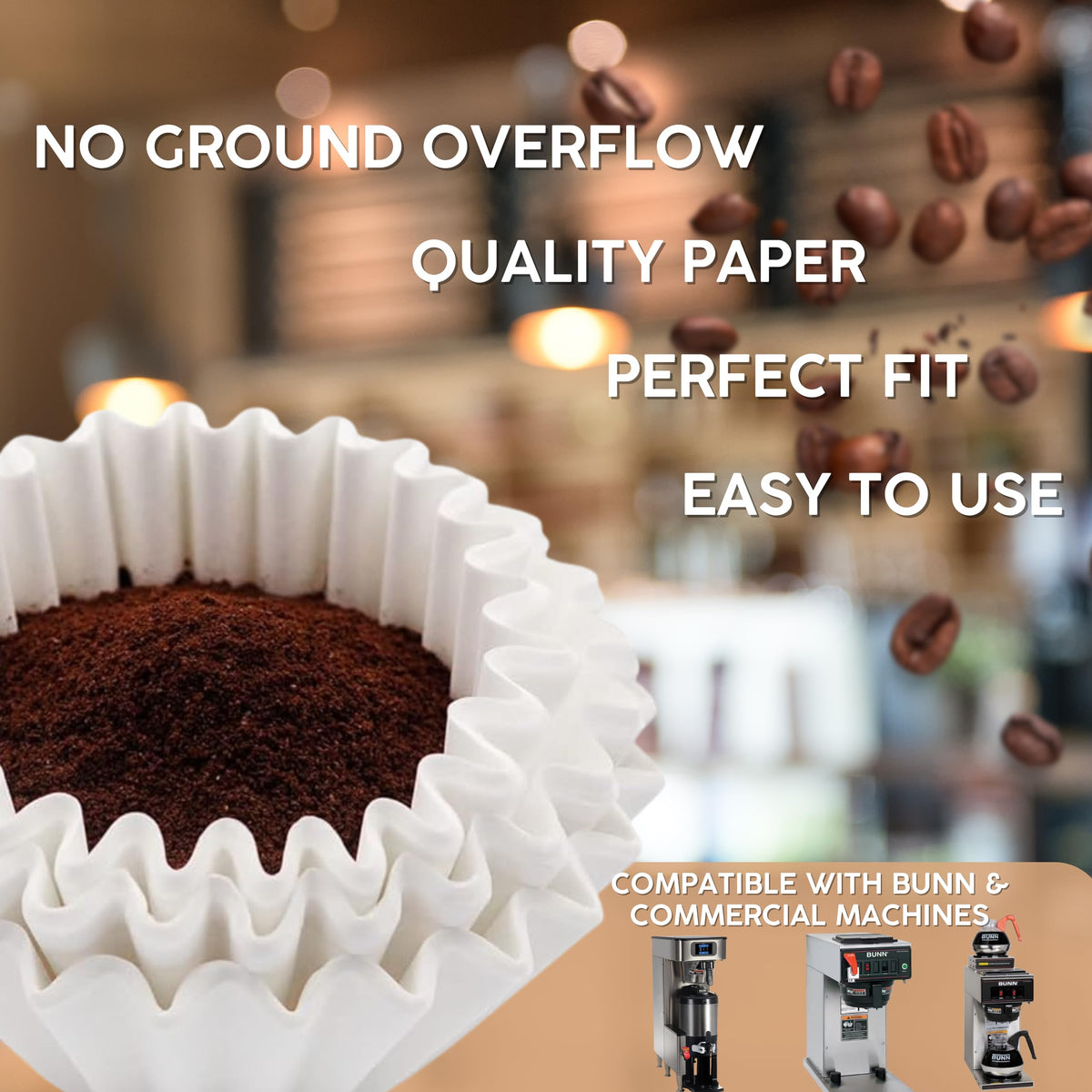 12 Cup Commercial Coffee Filters (500 Count)