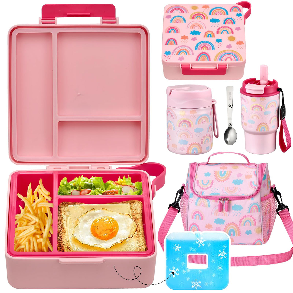 Lunch Box Set with Bento Box Container