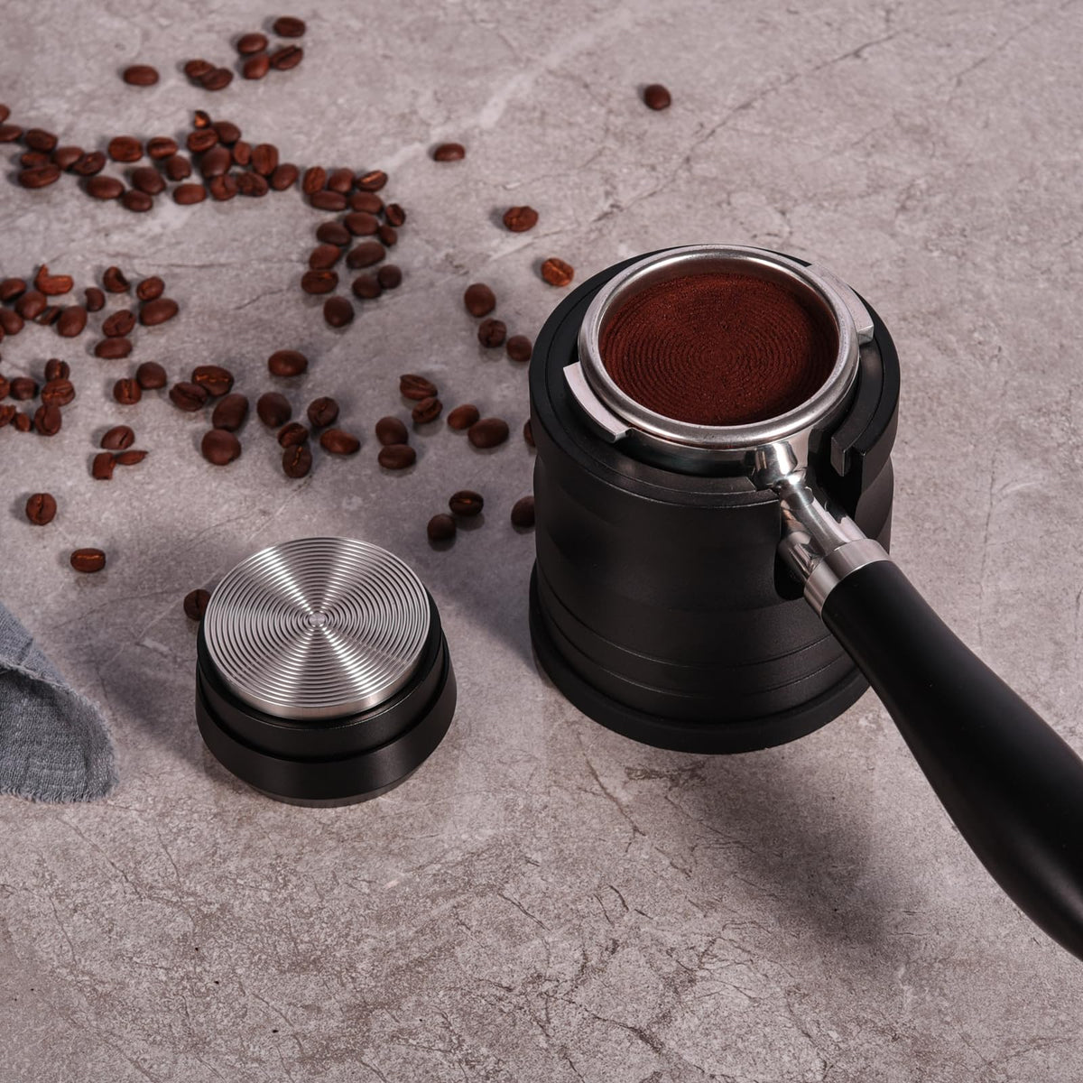 Spring Loaded Palm Tamper Fits 58mm Portafilter