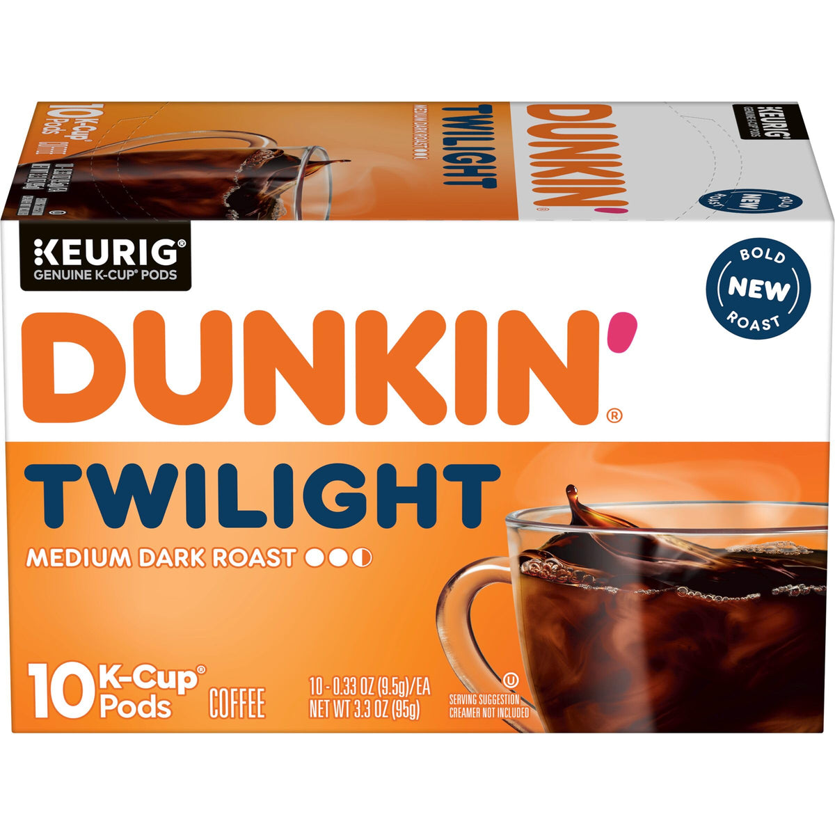 Dunkin’ Twilight Medium Dark Roast Coffee (10 Count)