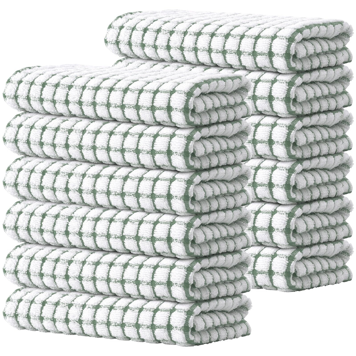 Cotton 12 Pack Terry Kitchen Towels (12 Count)
