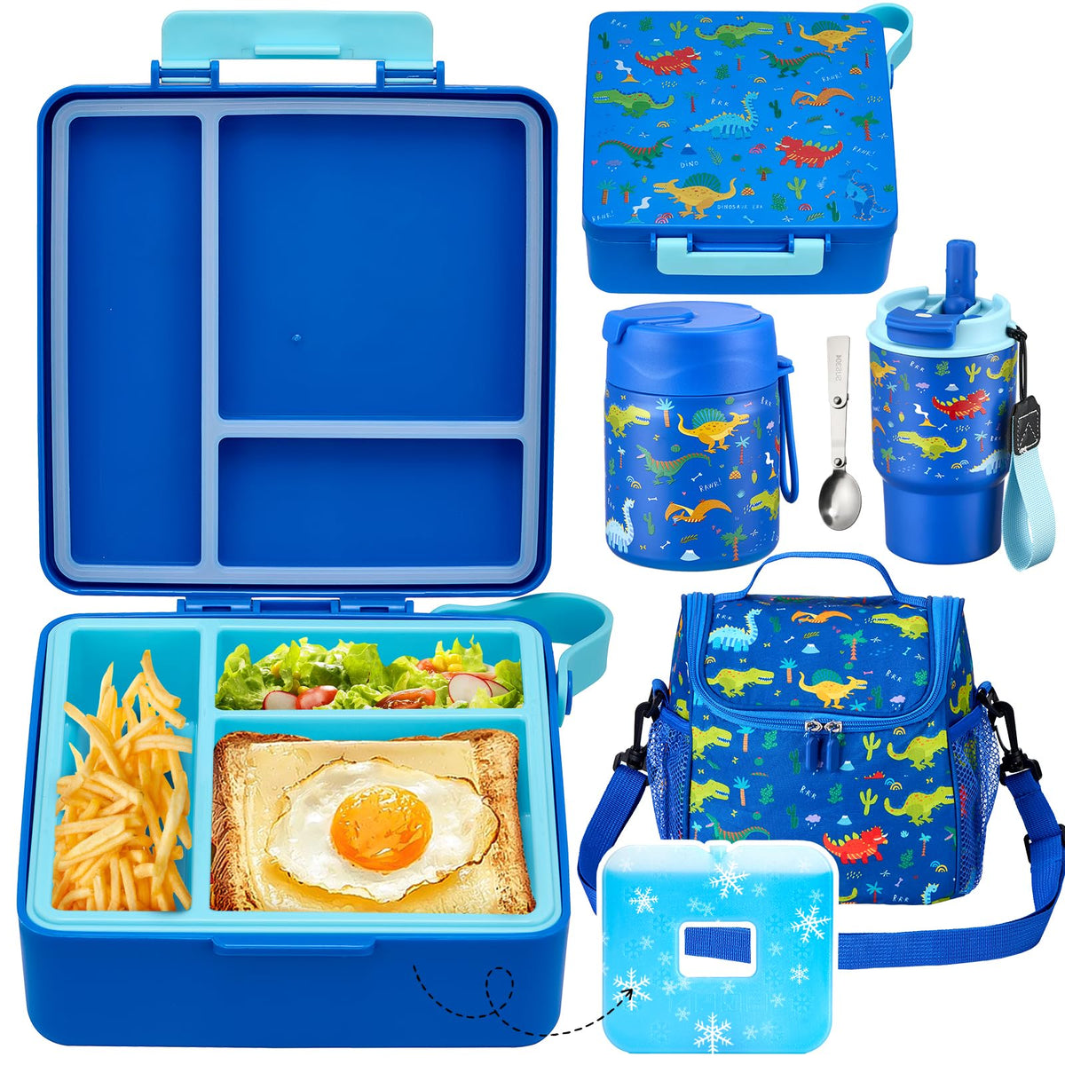 Lunch Box Set with Bento Box Container