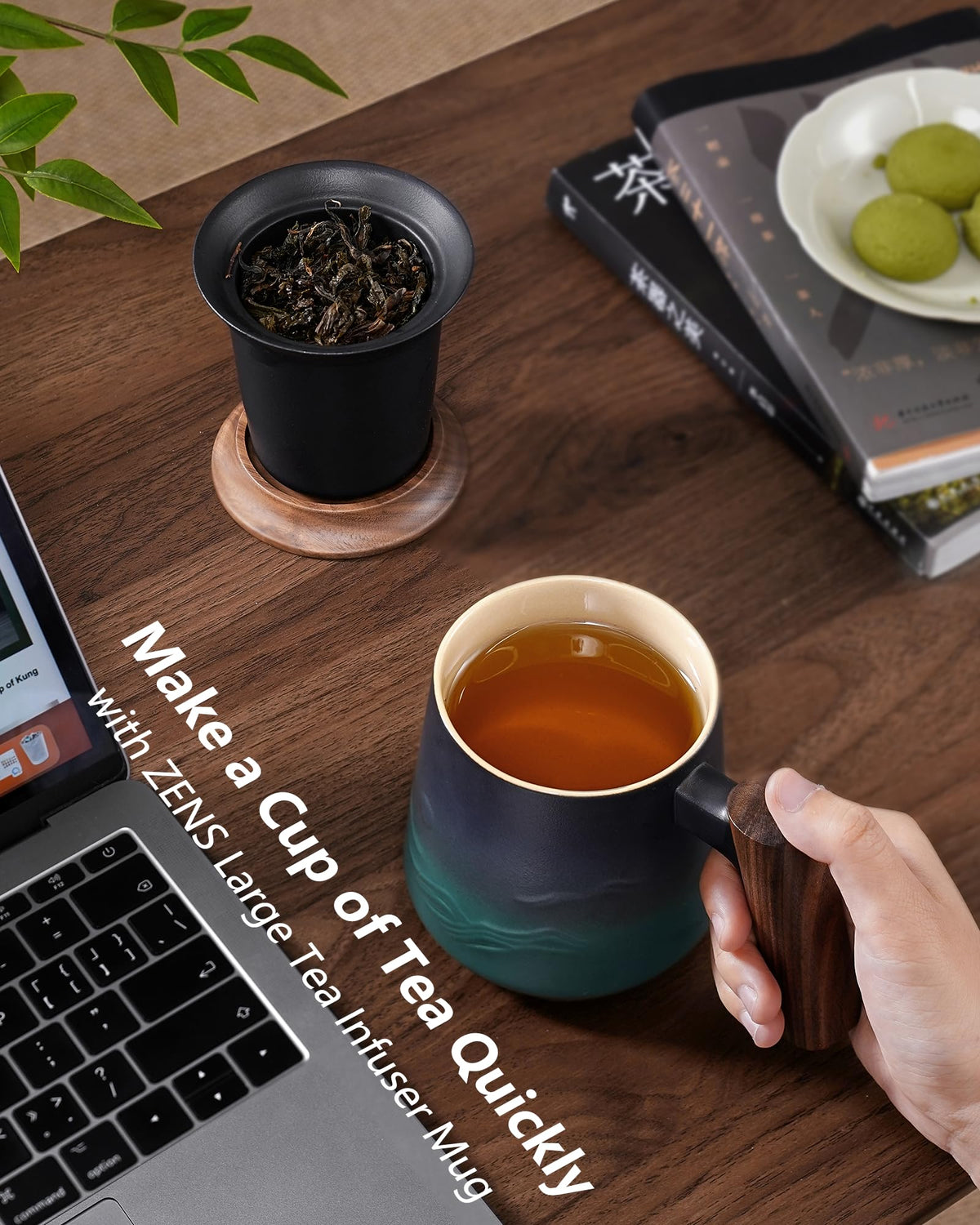 Tea Infuser Mug with Lid for Loose Tea Steeper