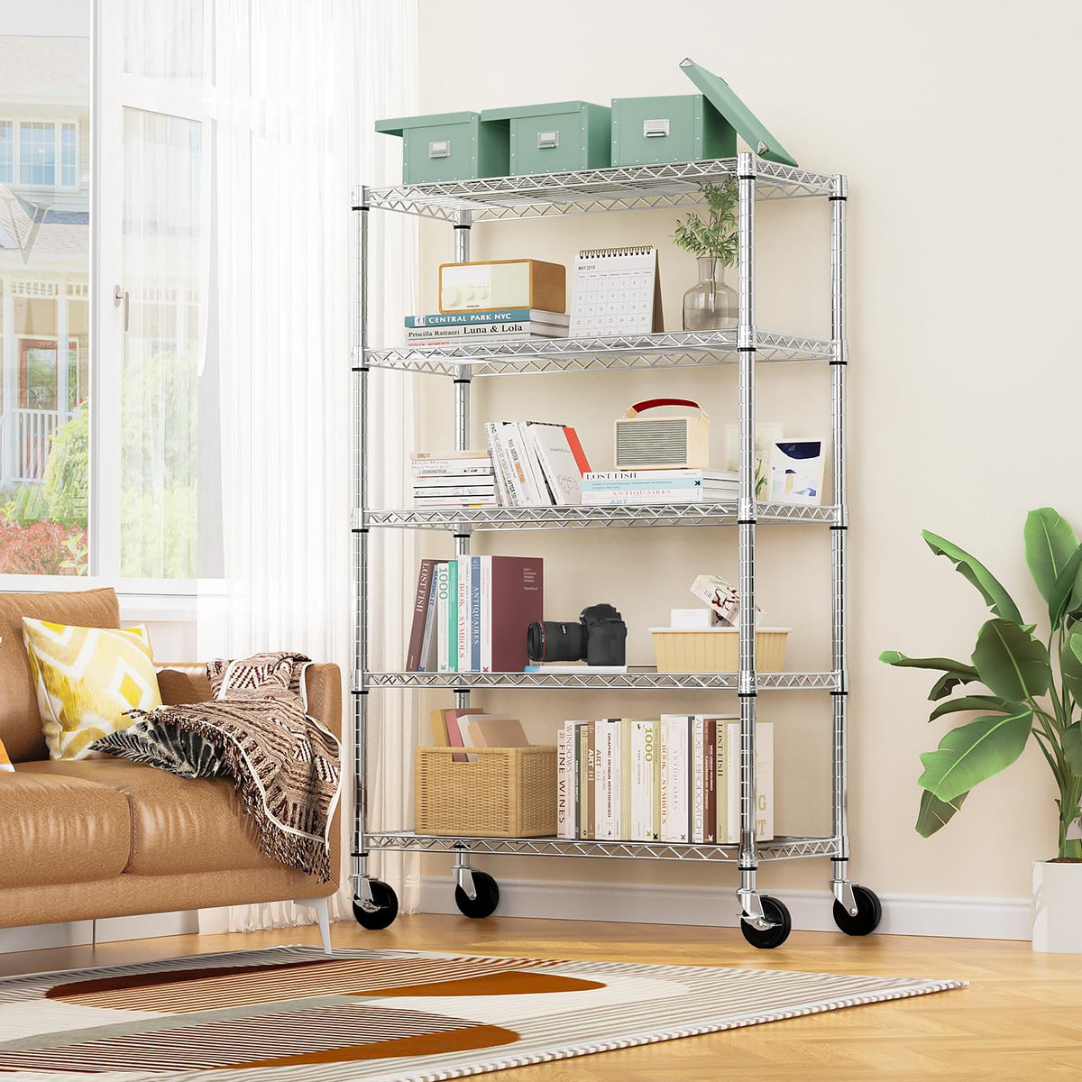 5 Shelf Storage Shelves