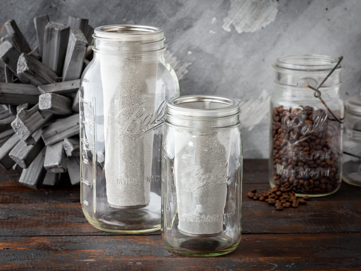 Cold Brew Filter for Mason Jar Wide Mouth Coffee Maker