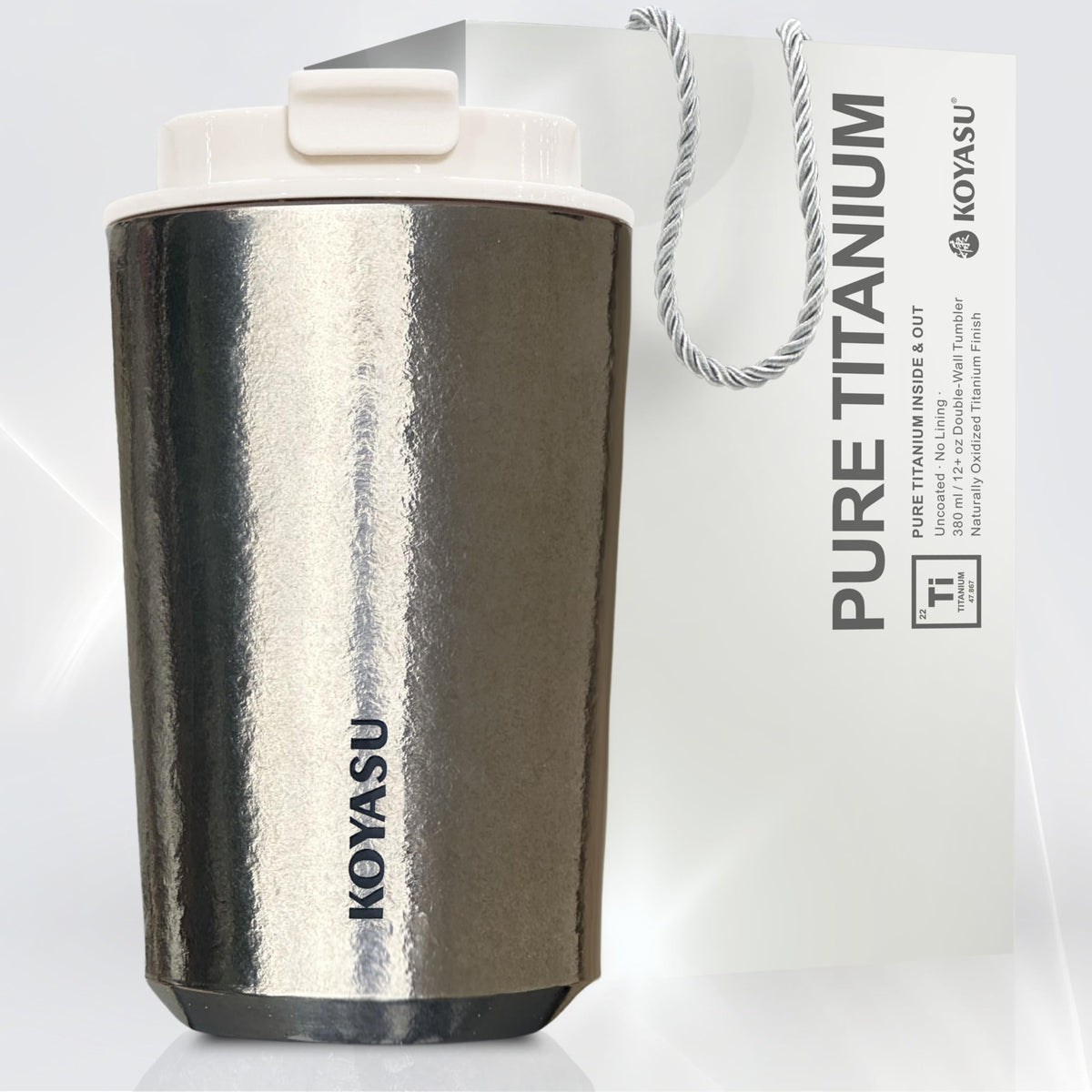 Ti Zen Pure Titanium Travel Coffee Mug