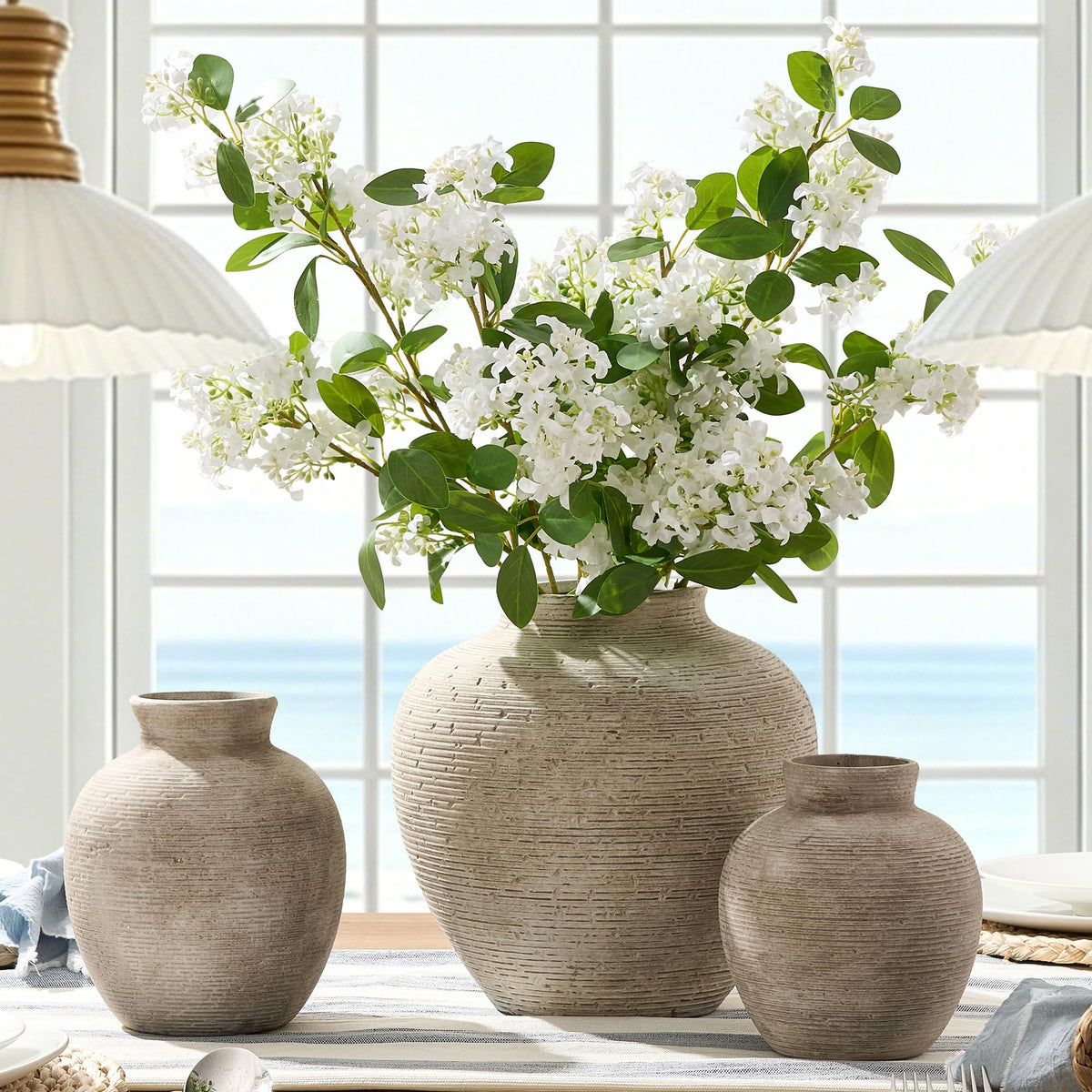 Ceramic Flower Vase Home Decor