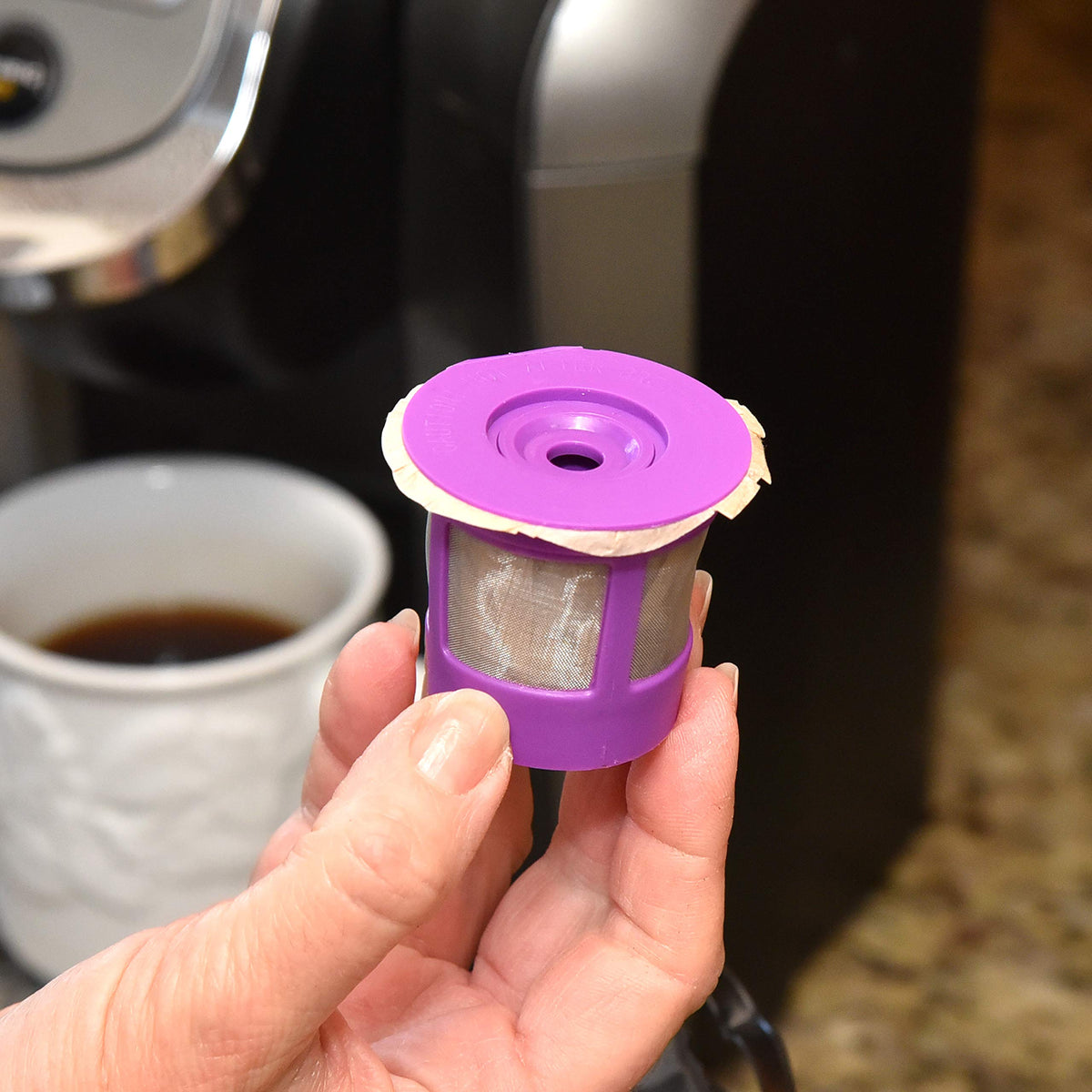 Unbleached Paper Filters with Lid for Reusable K Cups (700 Count)