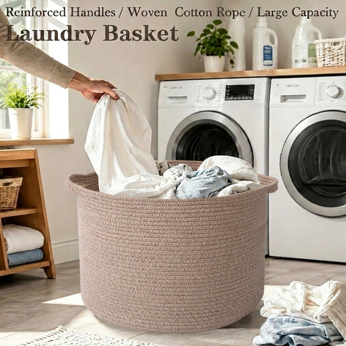 90L Extra Large Blanket Basket