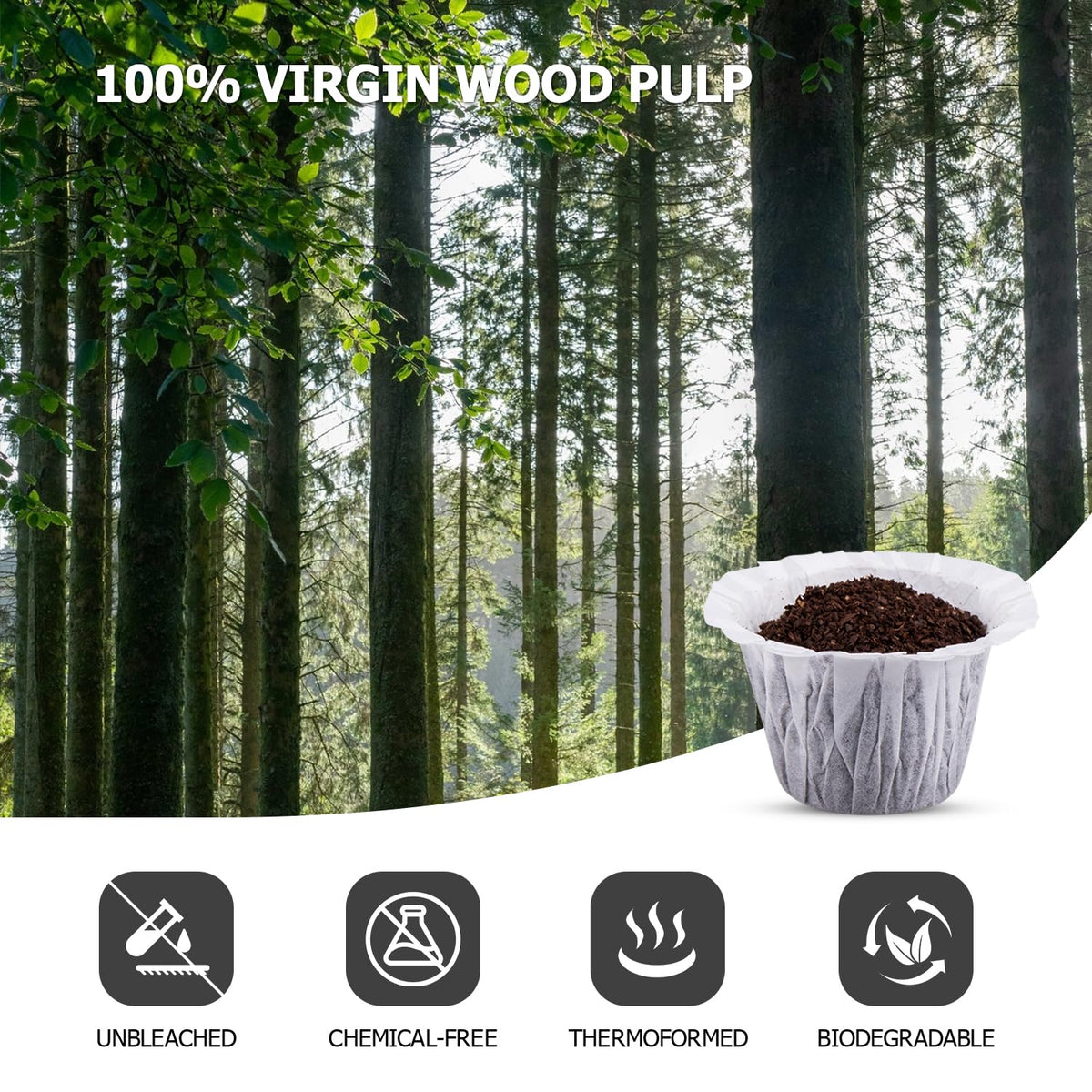 360 Count Disposable K Cup Filters