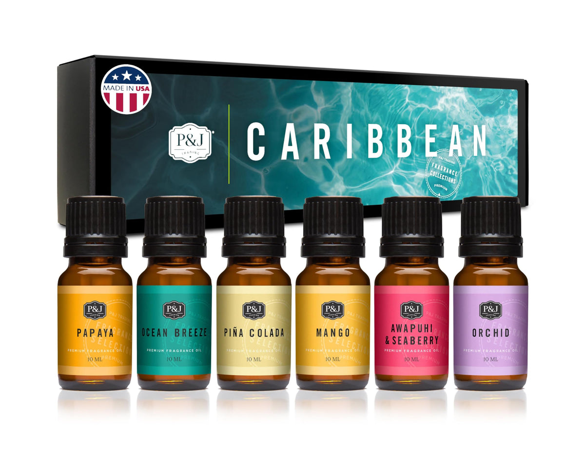 Fragrance Oil Caribbean Set (2.04 Fl Oz)
