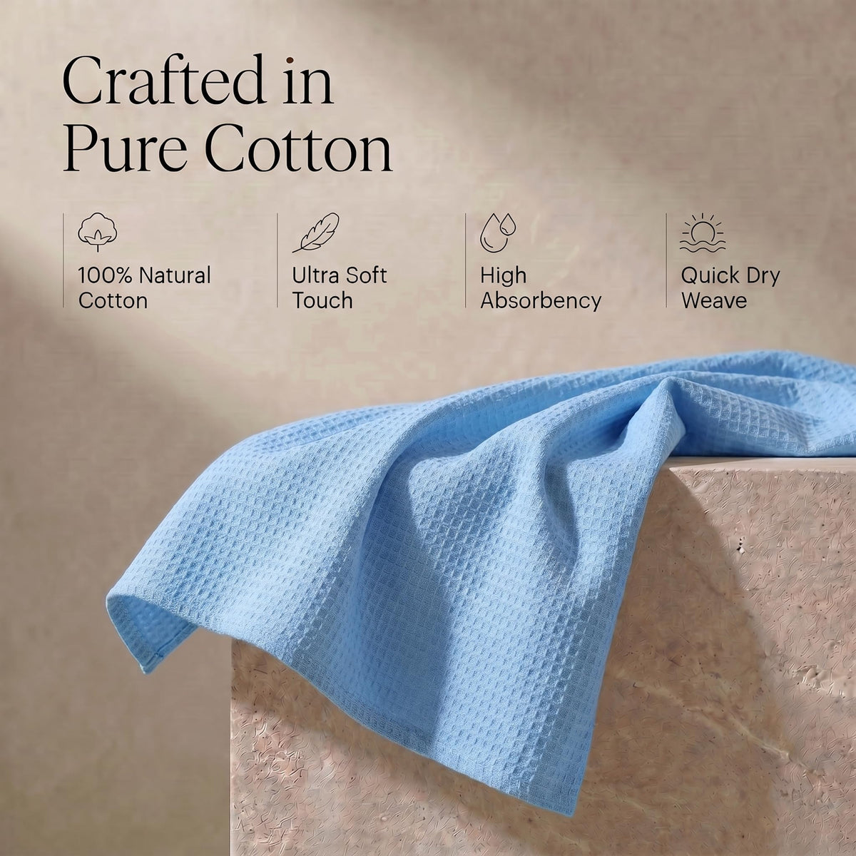 Kitchen Towels Cotton Dish Towels 20”x30” (6 Count)
