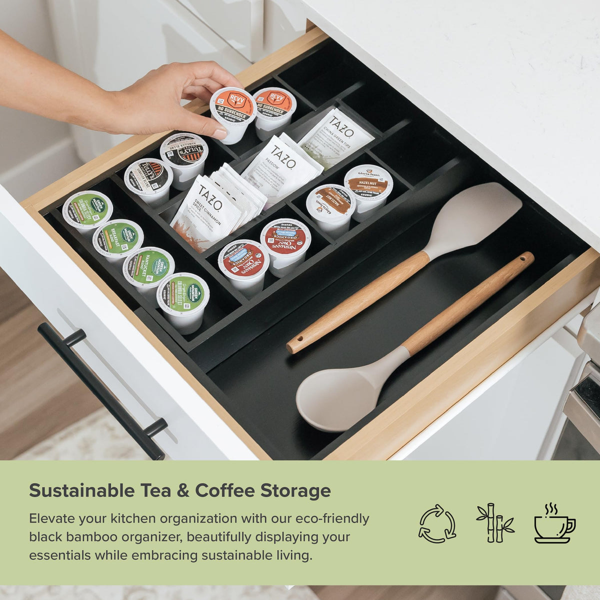 Tea Bag & Coffee Pod Organizer