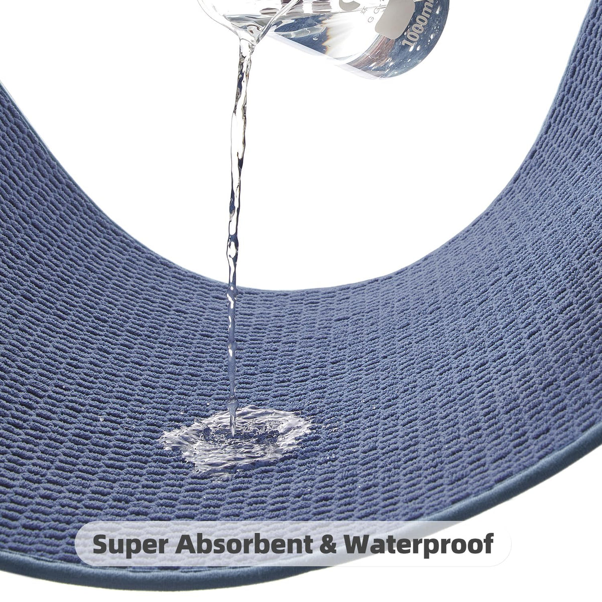 Large Bathroom Rugs Non Slip Washable Bath Rugs Super Absorbent Bathroom Rug Thin Quick Dry Low Pile Bath Mats