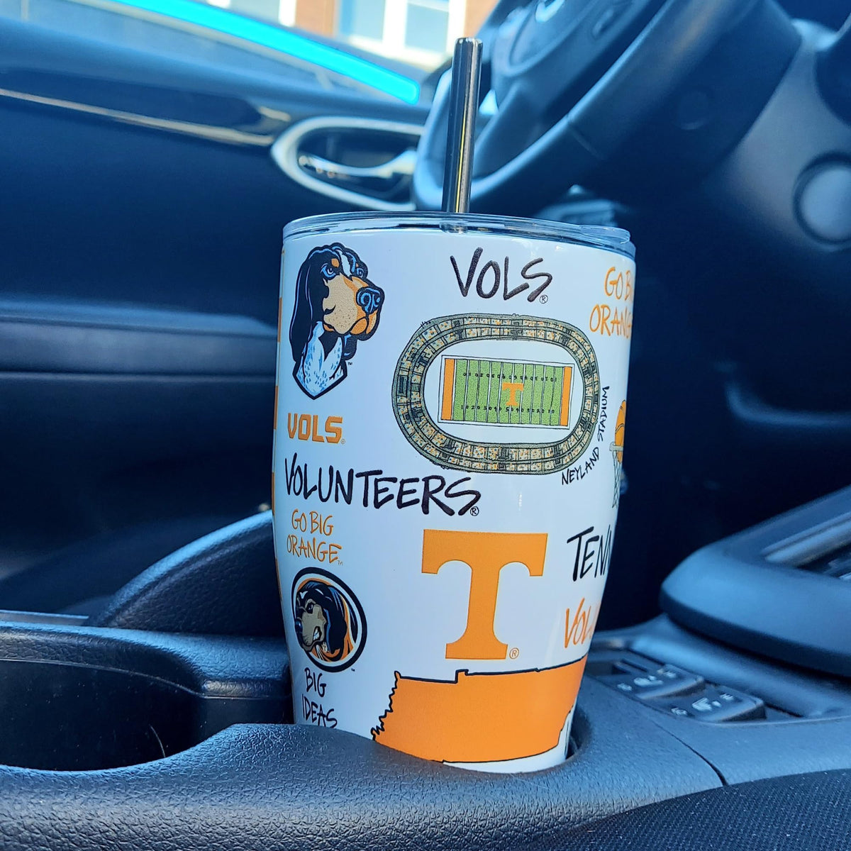 University of Tennessee 30oz Stainless Steel 3D Icon Travel Mug