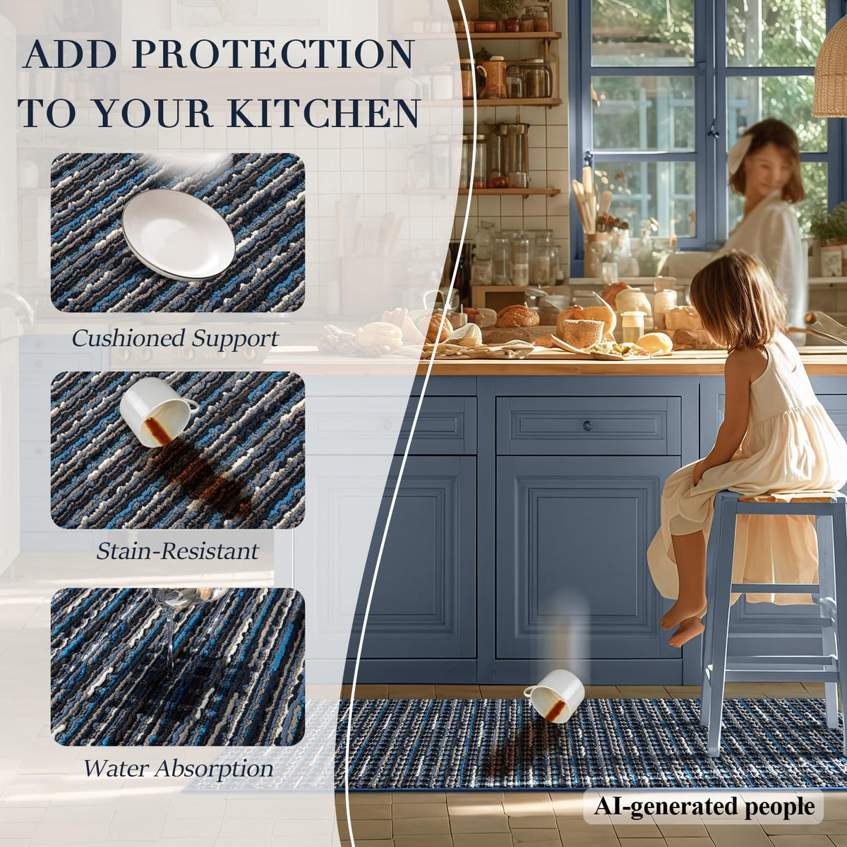 Kitchen Rugs Sets of 2