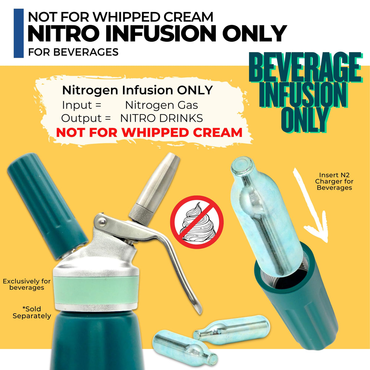 2g Nitrogen Cartridges (10 Count)