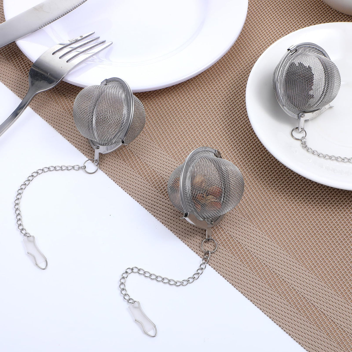20Pcs Stainless Steel Mesh Tea Ball (20 Count)