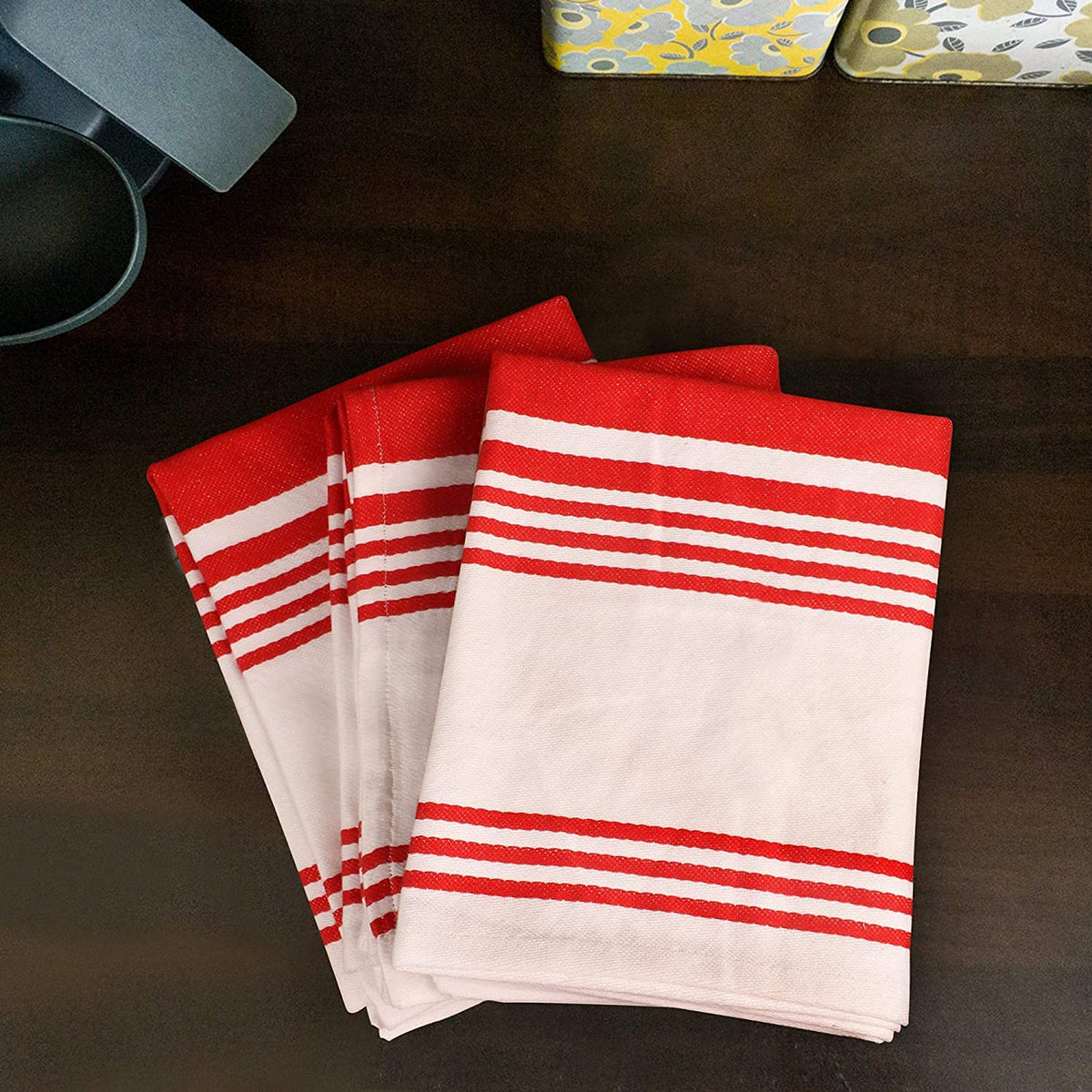 Kitchen Towels Cotton Dish Towels 20”x30” (3 Count)