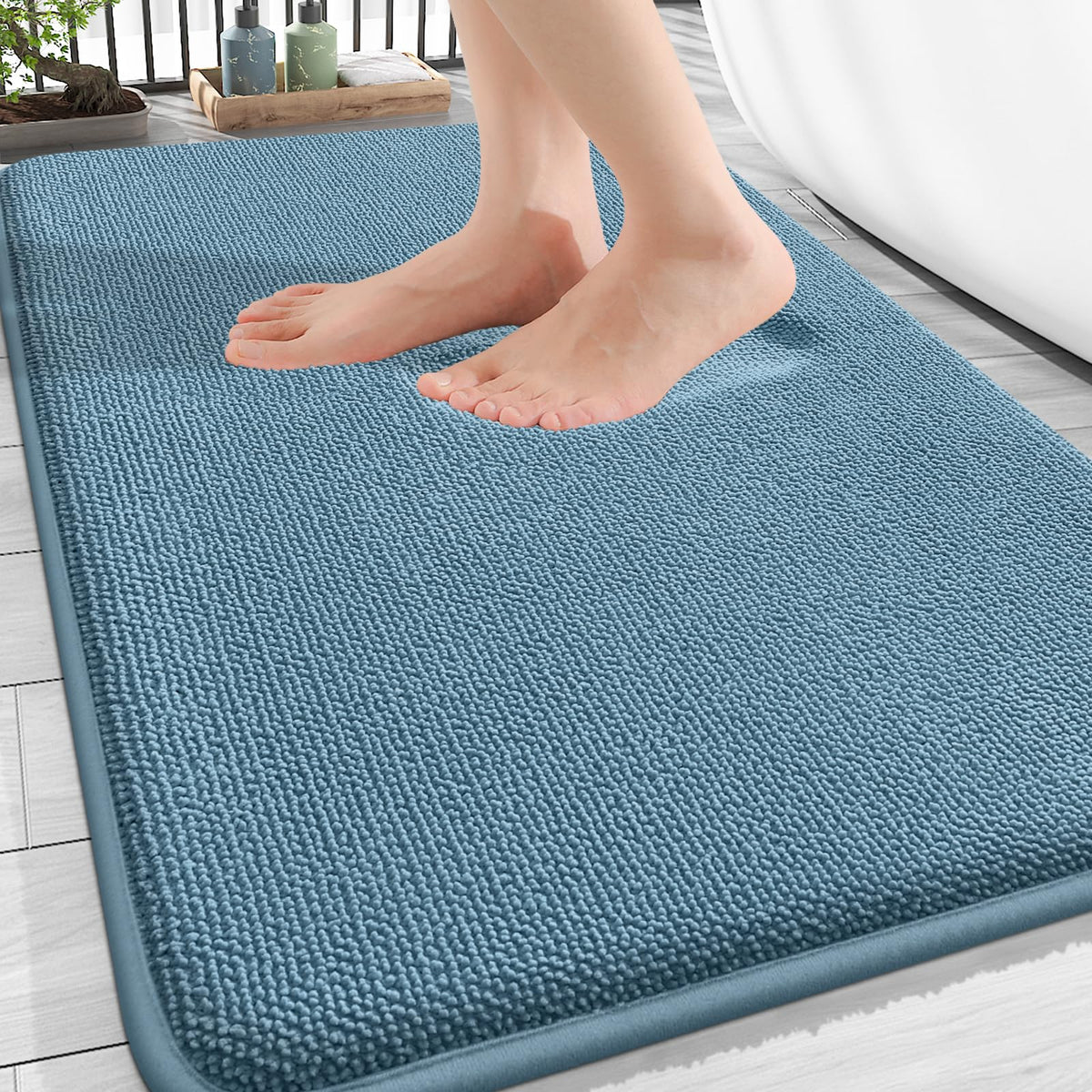 Thick Memory Foam Bathroom Rugs 30x20