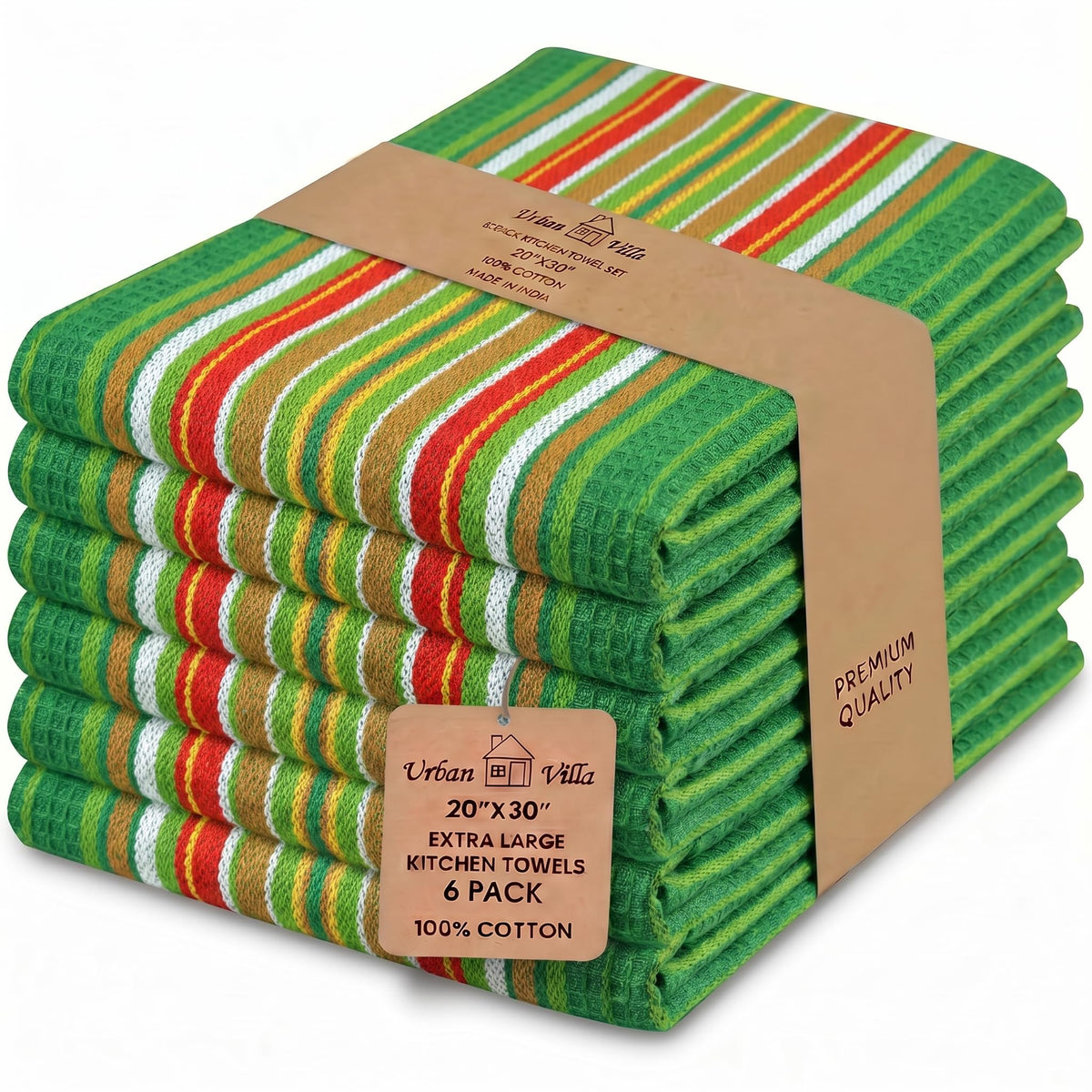 Kitchen Towel Cotton Dish Towel 20”x30” (6 Count)