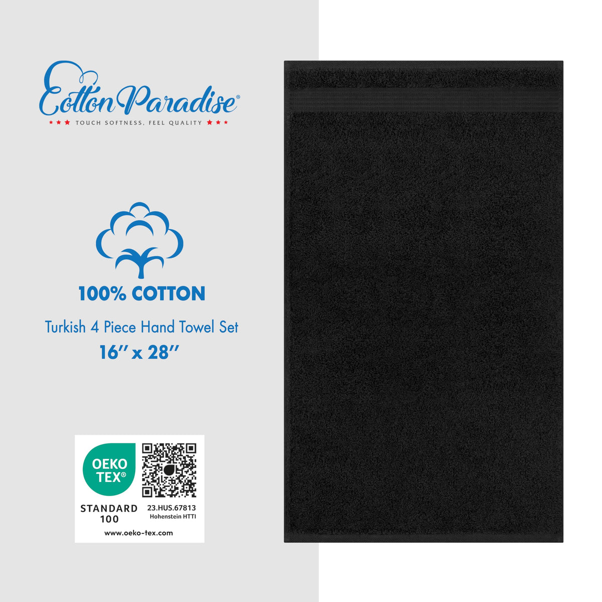 Hand Towels for Bathroom (6 Count)