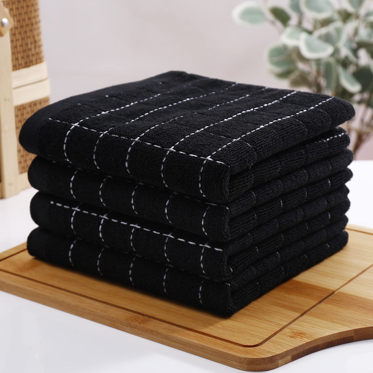 100% Cotton Terry Kitchen Towels (6 Count)