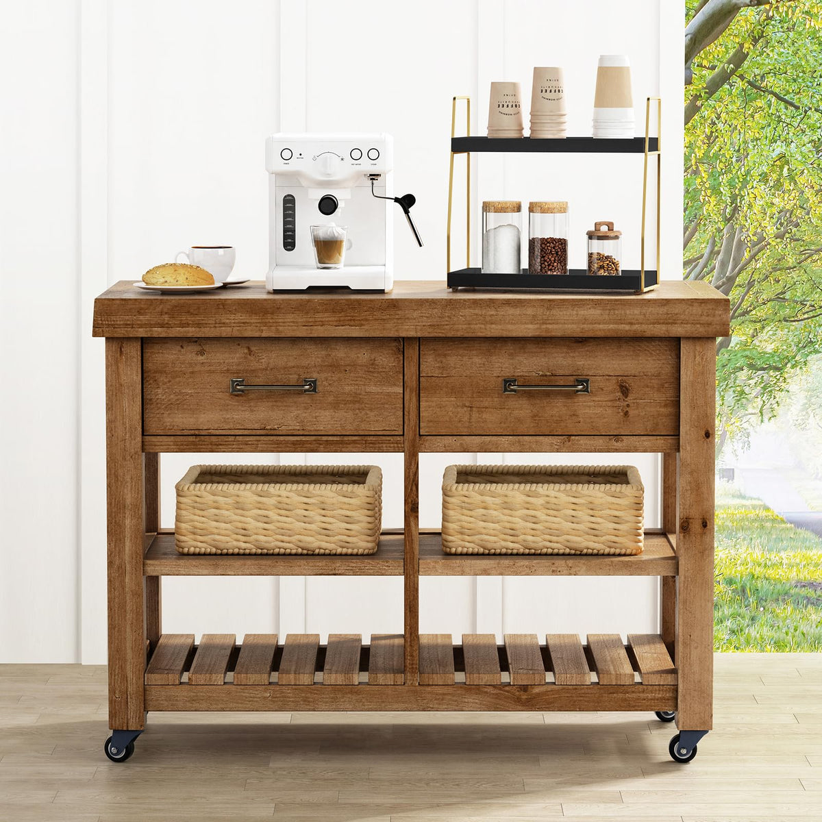 Black and Gold Bathroom Organizer Countertop