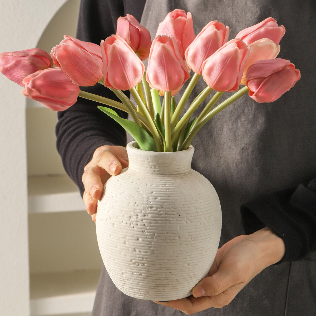 Ceramic Flower Vase Home Decor