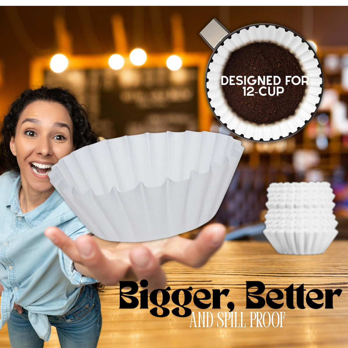12 Cup Commercial Coffee Filters (500 Count)