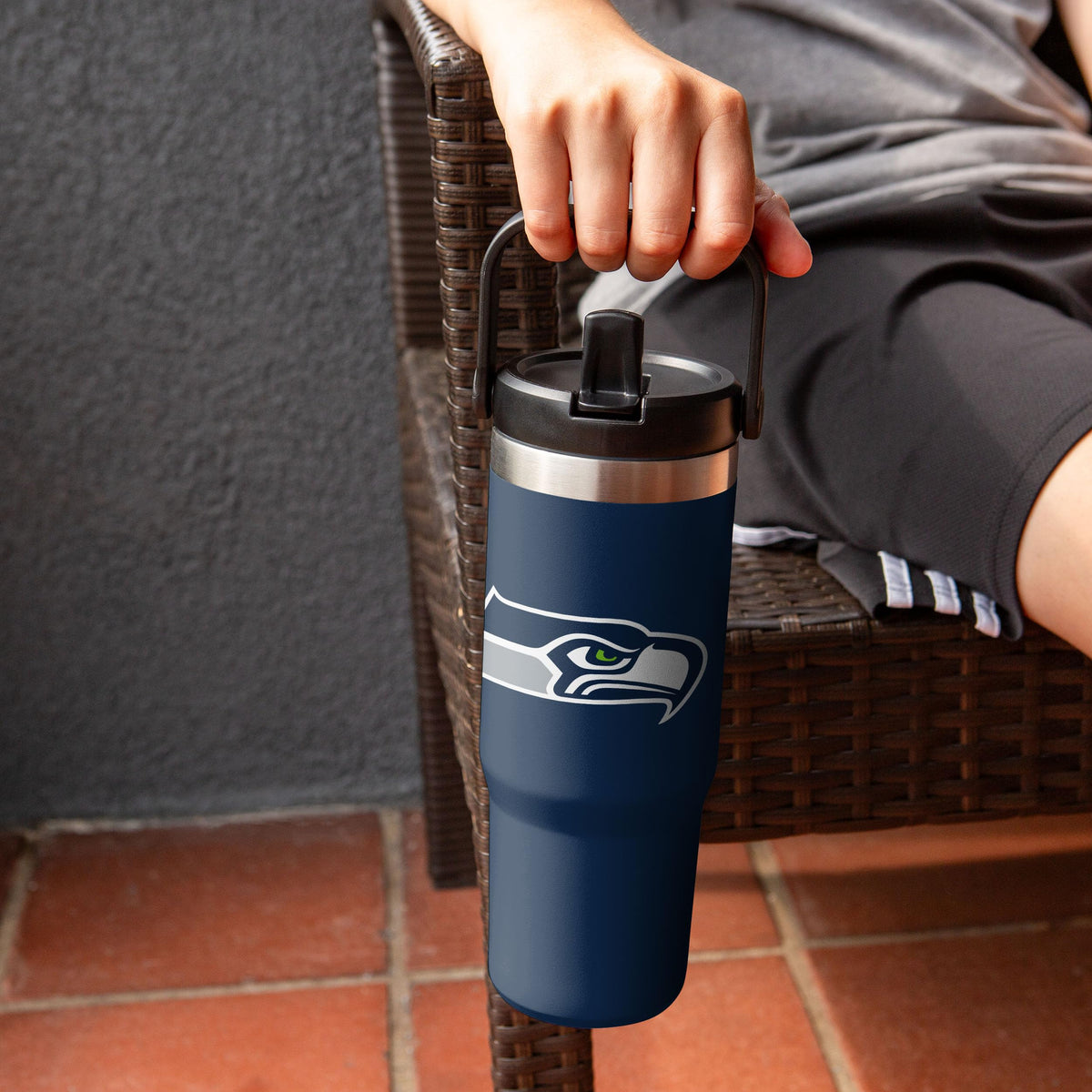 Seattle Seahawks NFL 30 oz Straw Tumbler