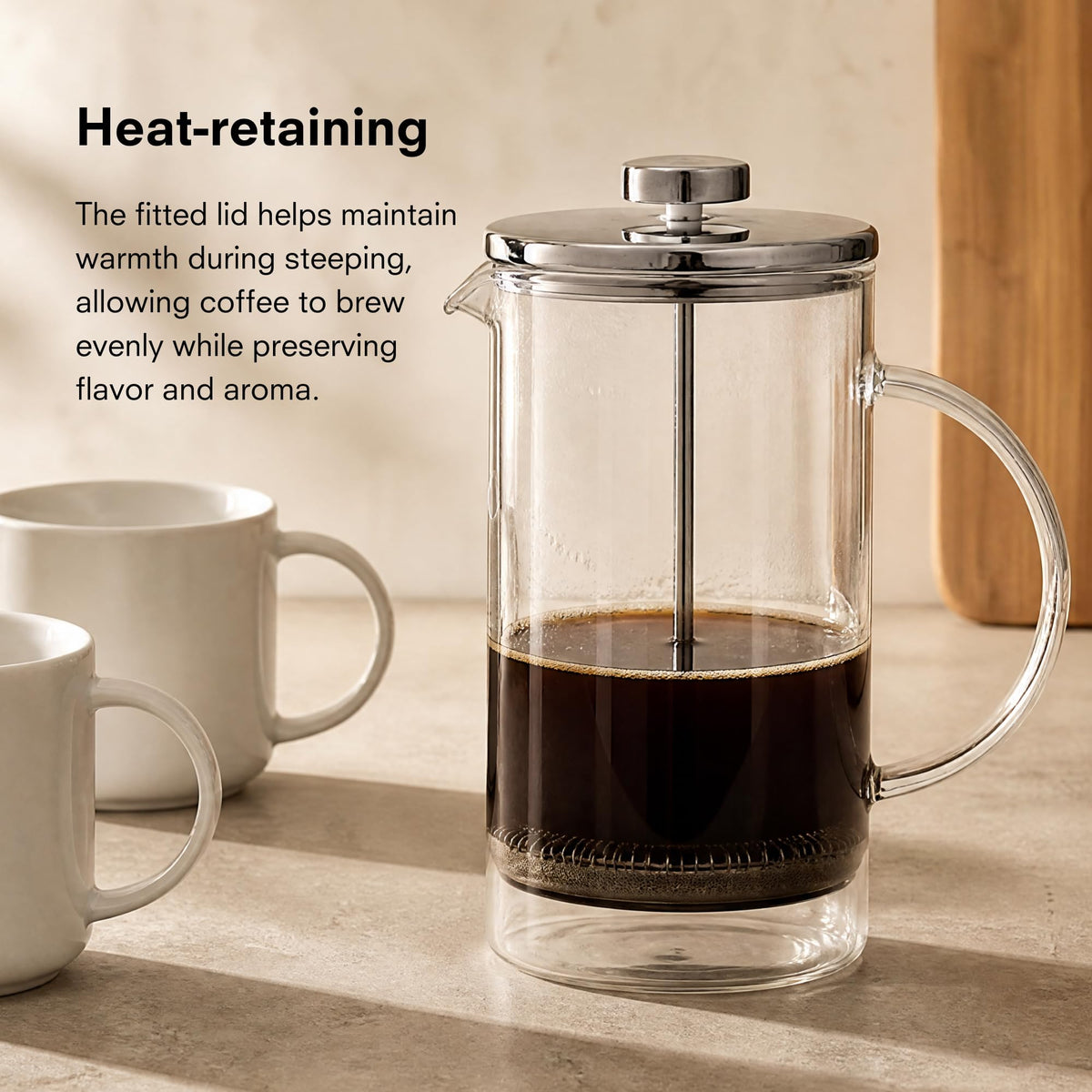 34 oz. French Press Coffee Maker