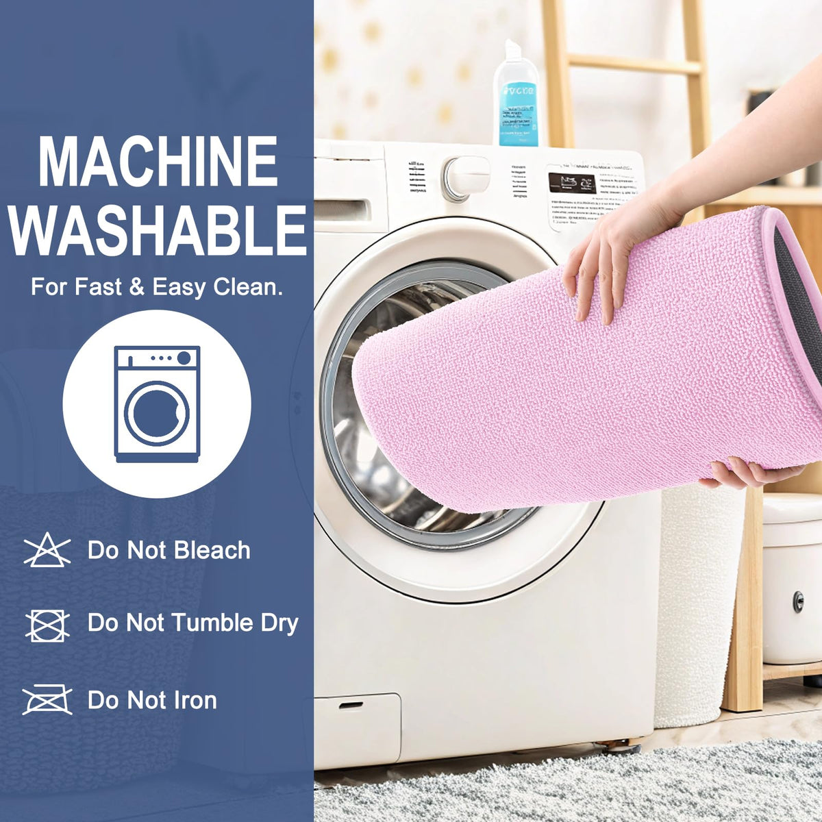 Thick Memory Foam Small Bathroom Rug 24x16