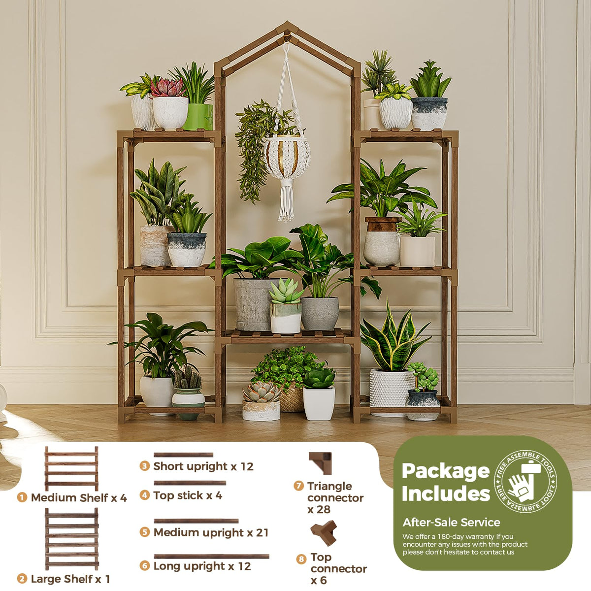 Plant Stand Indoor Hanging Plant Shelf Outdoor Large Plant Rack